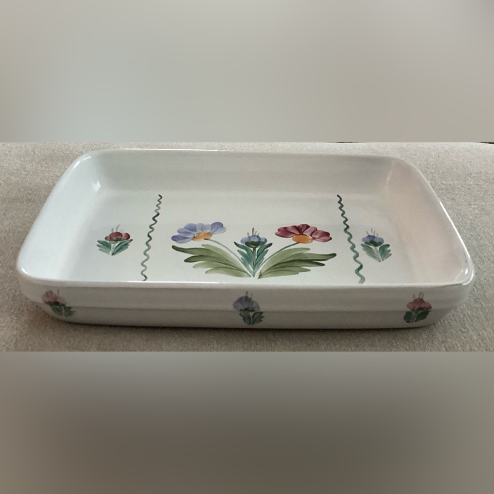 Discontinued Herend Village baking dish hand painted